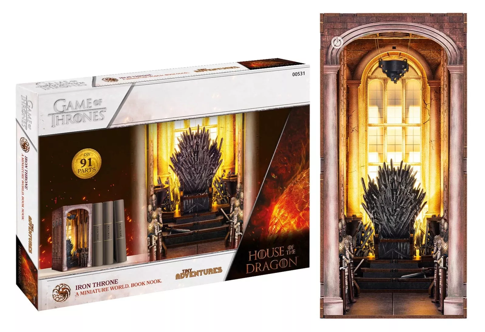 00531 House of the Dragon Iron Throne Tiny Adventures Model Kit