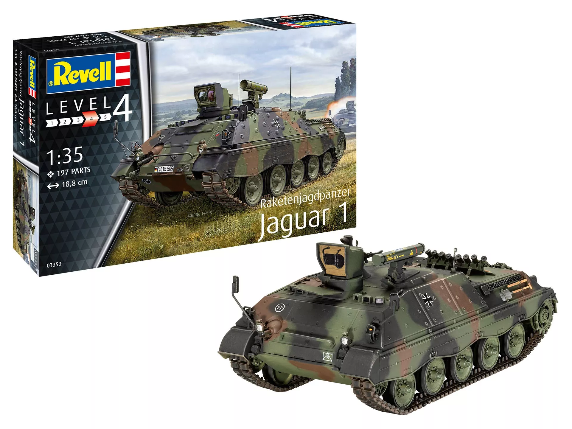 03353 Raketenjagdpanzer Jaguar 1 Model Kit