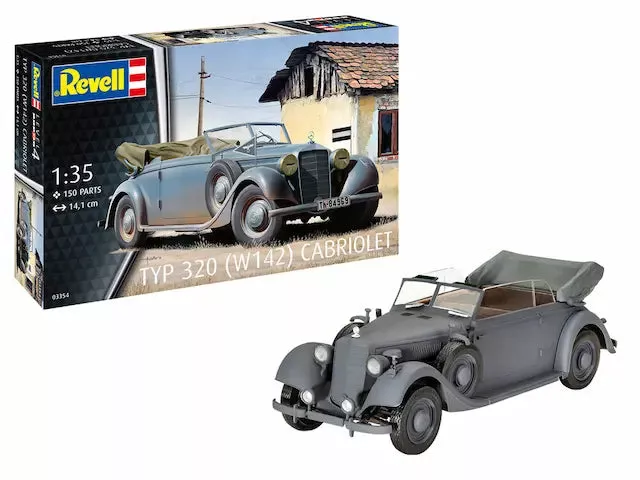 03354 Typ 320 (W142) Cabriolet Model Kit