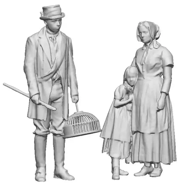 0350-043 O Gauge Town and Country – Call the Rat Catcher