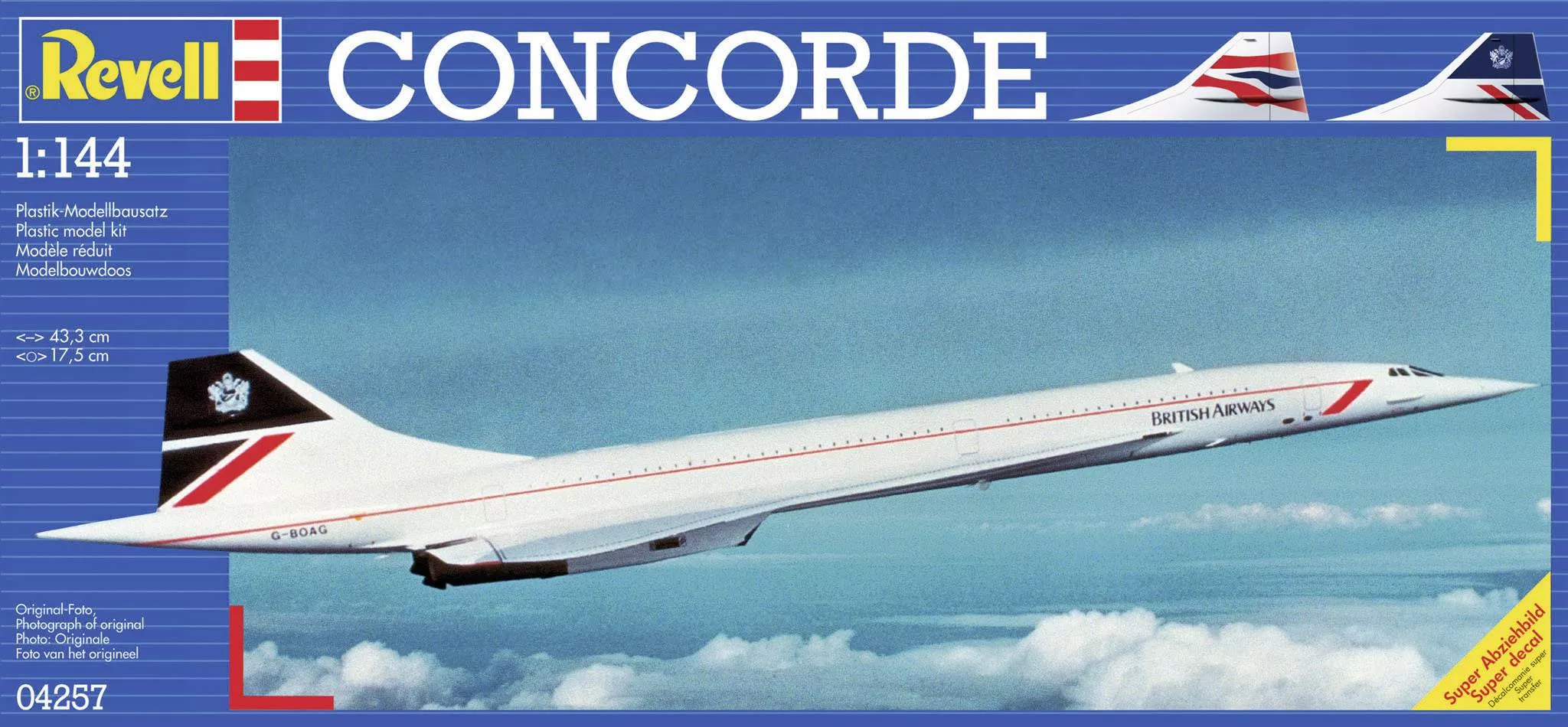 04257 Concorde “British Airways” (1:144 Scale) Model Kit