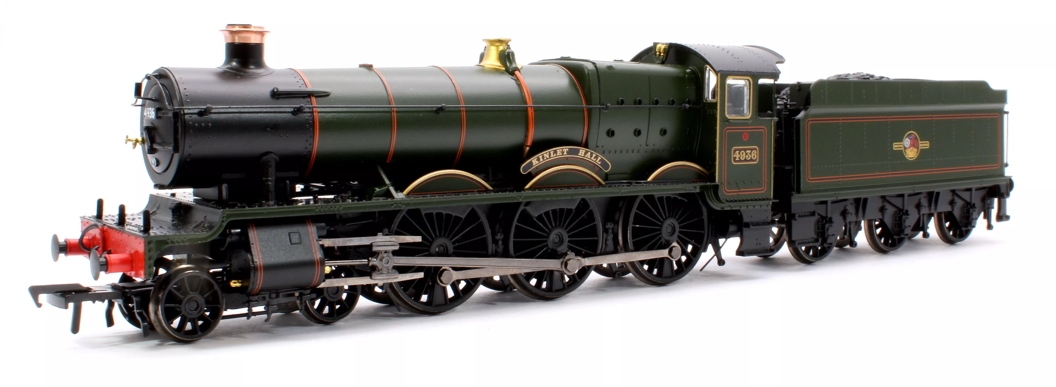 32-008 GWR 49XX ‘Hall’ 4936 ‘Kinlet Hall’ BR Lined Green (Late Crest) Steam Locomotive