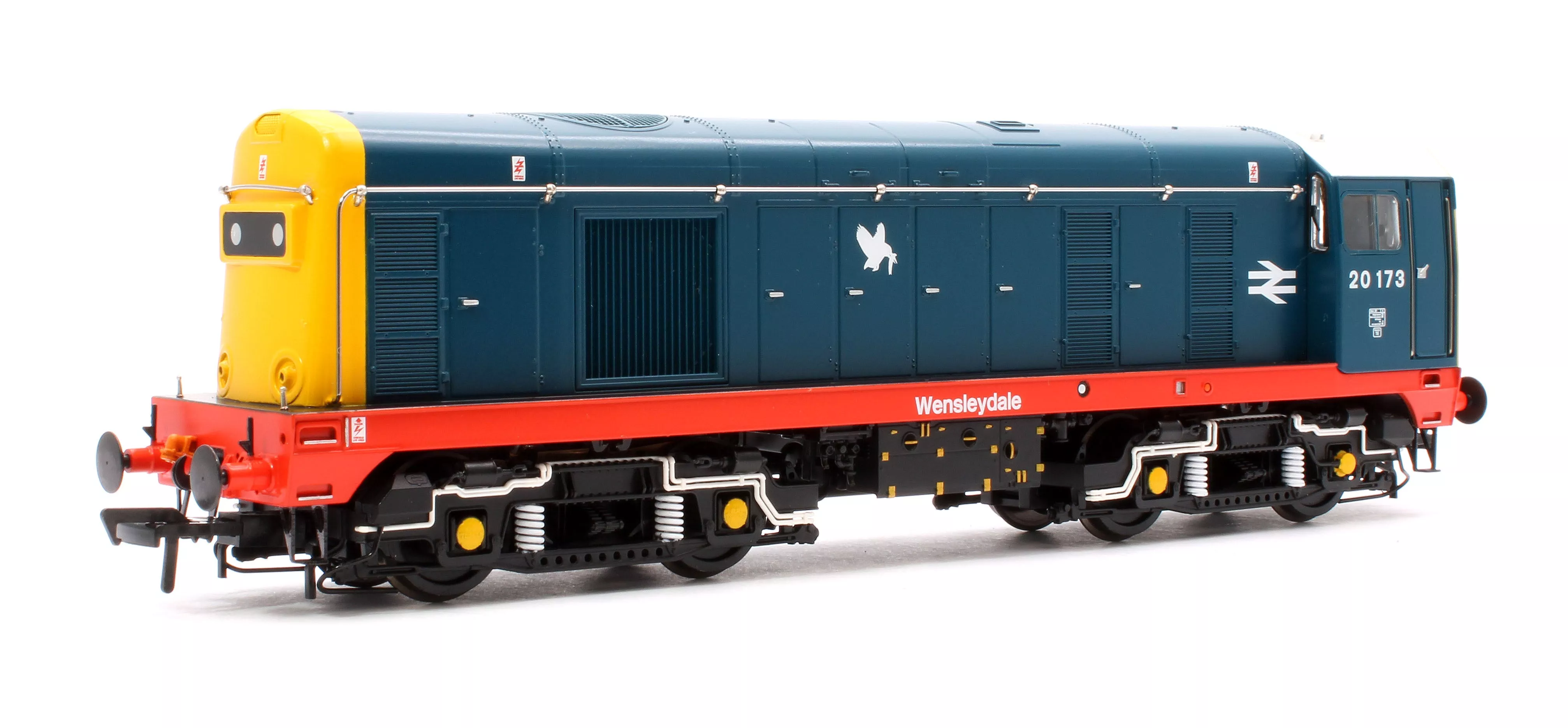 35-358 Class 20/0 Headcode Box 20173 ‘Wensleydale’ BR Blue (Red Solebar) Diesel Locomotive