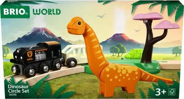 36098 BRIO World Railway Set Dinosaur Circle Set