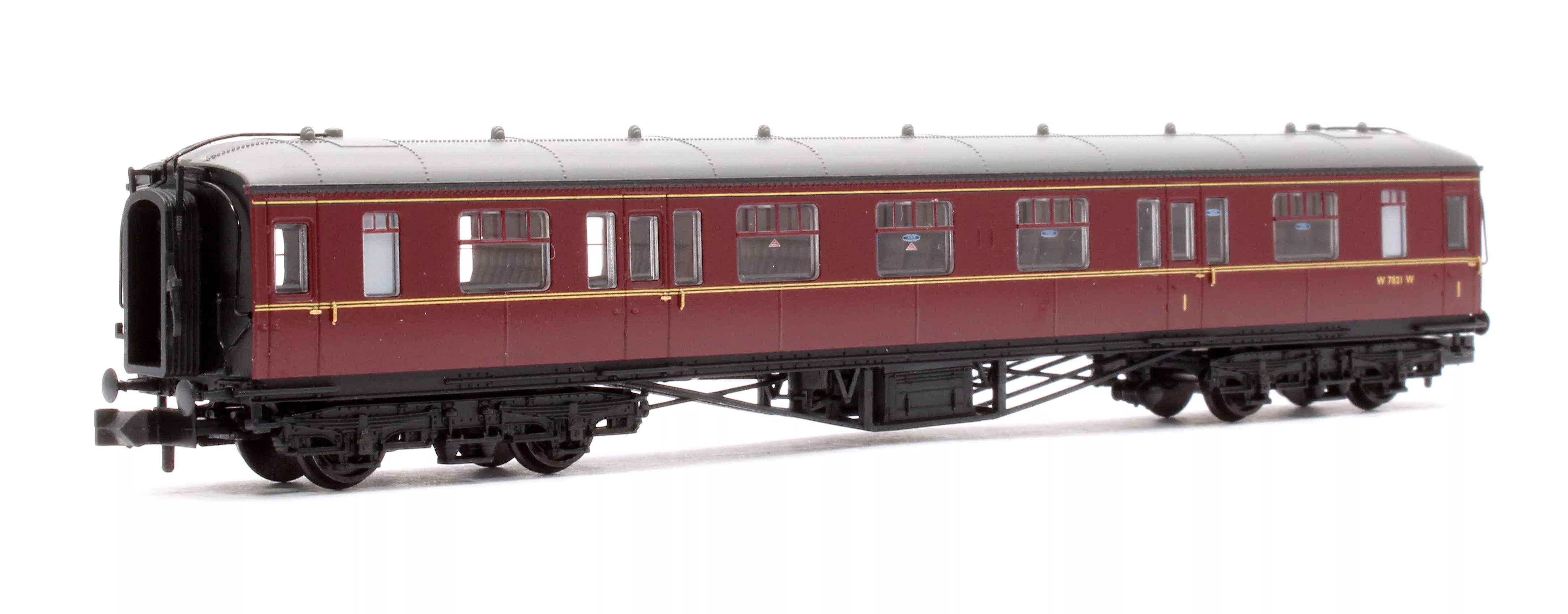 374-562A GWR Hawksworth Composite Corridor BR Maroon W7821W