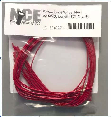 524-271 – Power Dropper Wire – Red – 40cm (16pc)