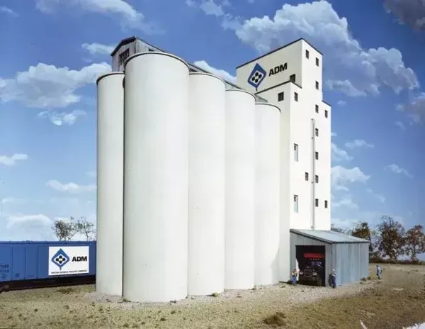 933-3023 – Elevator Add-on Silos Kit (HO Scale)