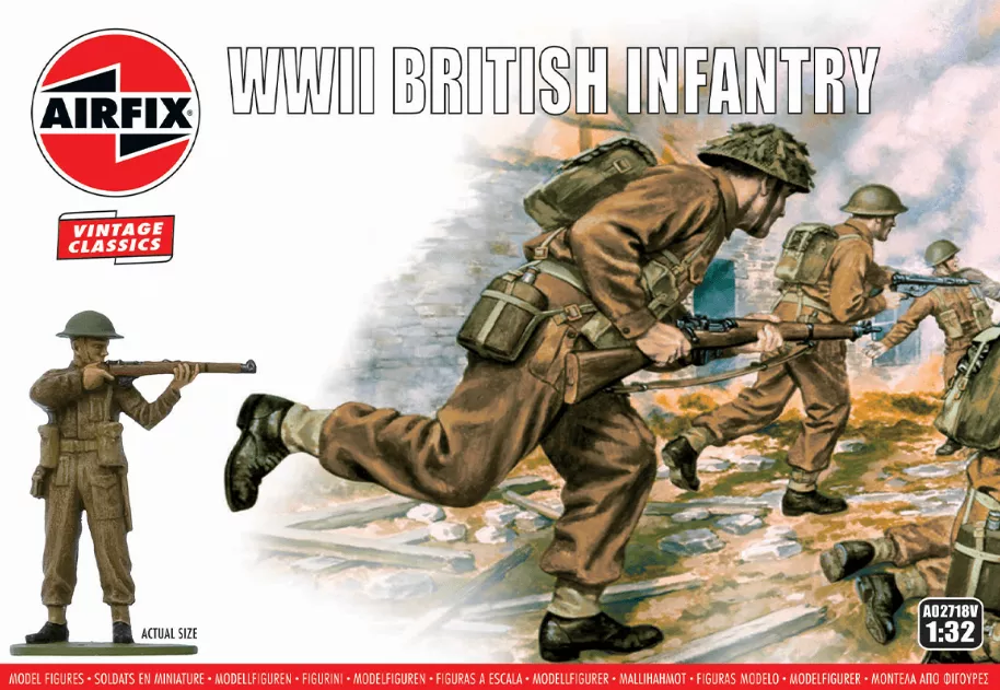 A02718V WWII British Infantry Model Kit