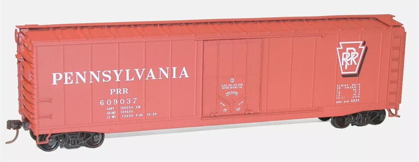 Accurail 5134 HO Scale 50′ AAR Riveted Plug Door Boxcar Pennsylvania PRR