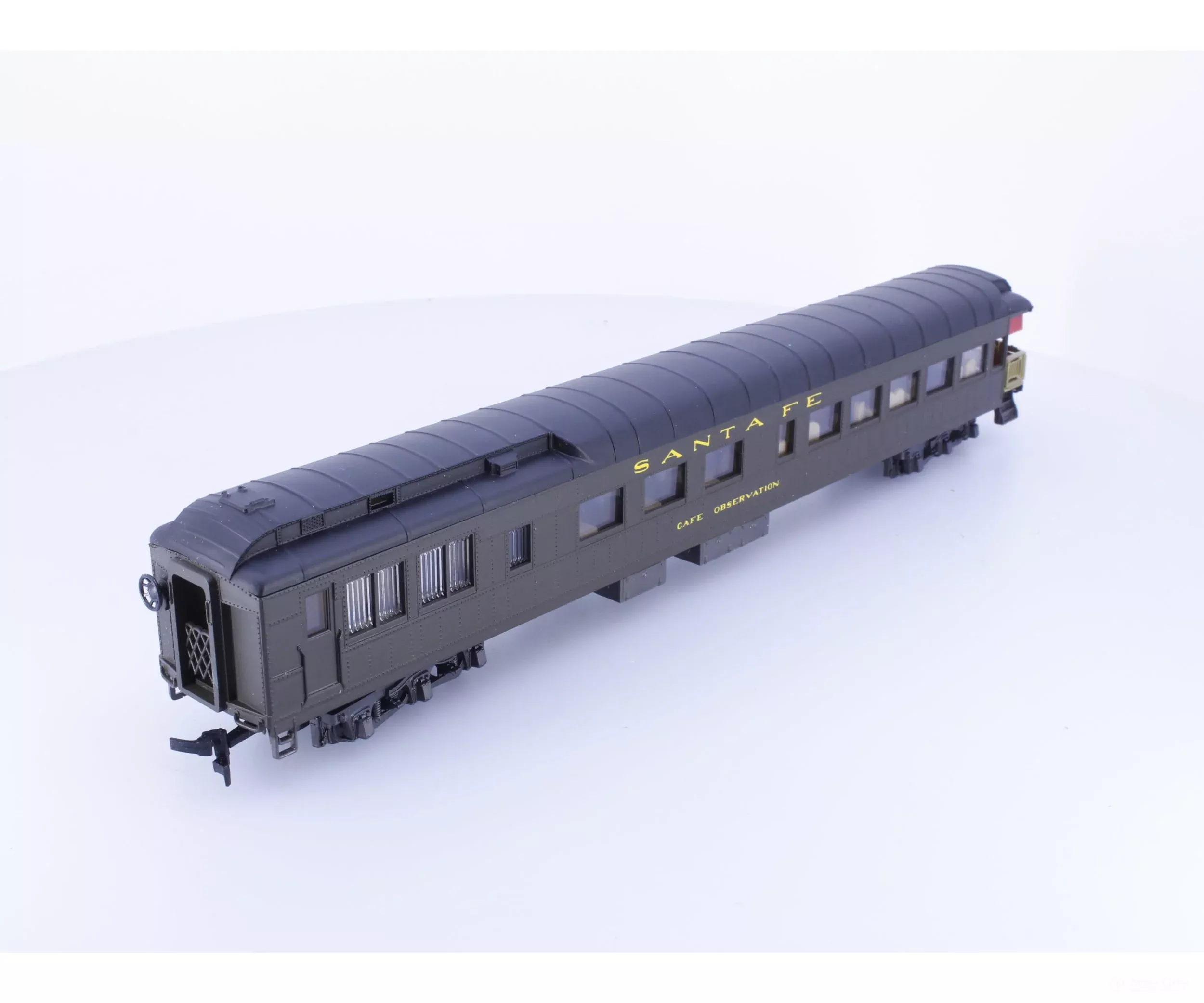 AHM Minitrains 1920 HO Cafe Observation Car Santa Fe (SF) (2nd Hand)