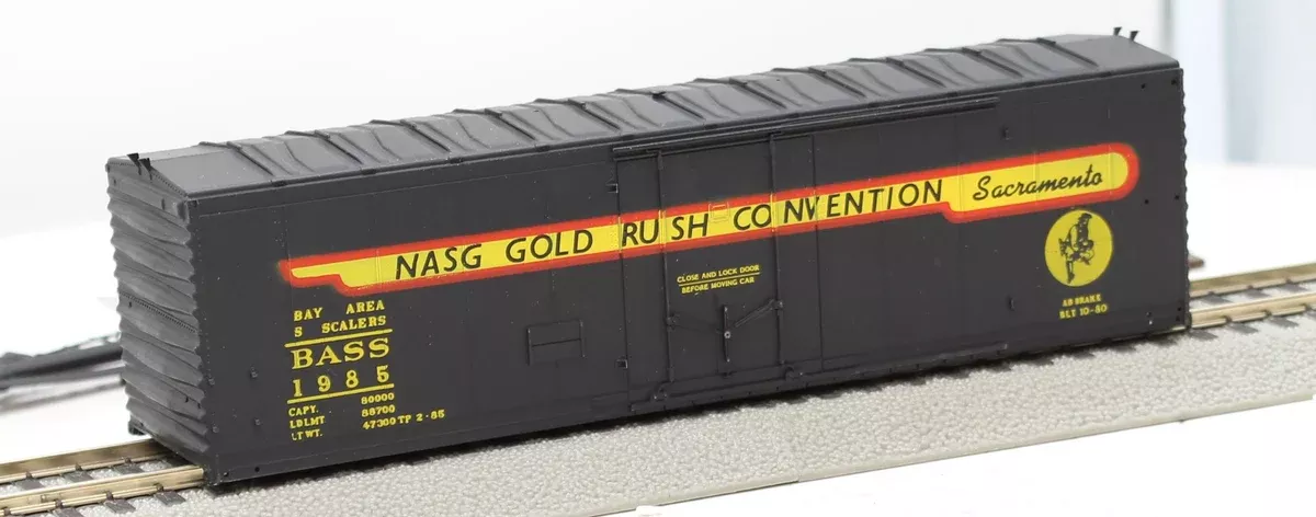 American Models NASG Gold Rush Box CarKit 1985 S SCALE Like New