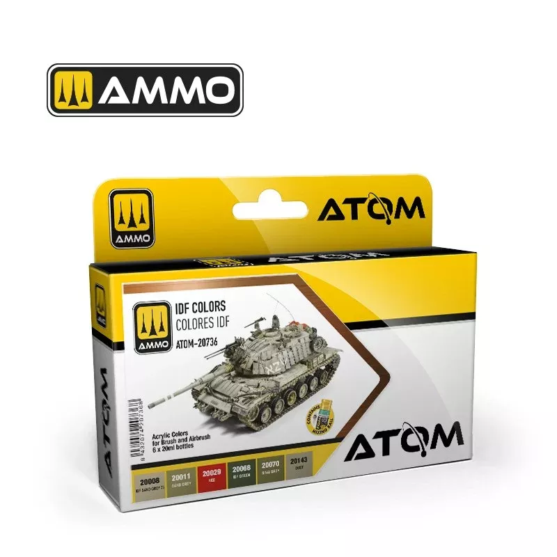 Ammo Mig 20736 ATOM IDF COLORS