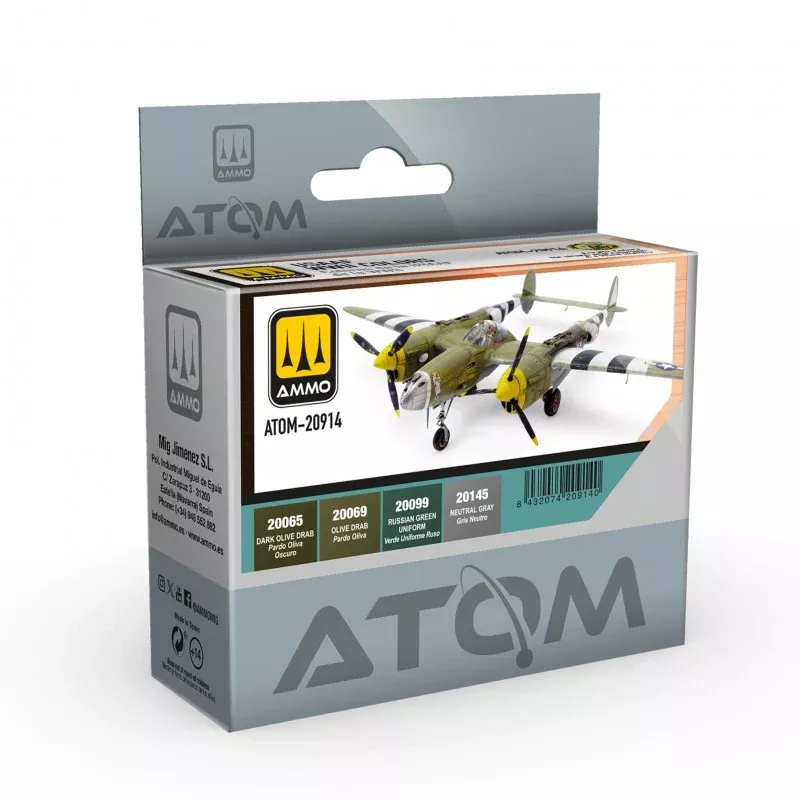 Ammo Mig 20914 USAAF WWII COLORS SET