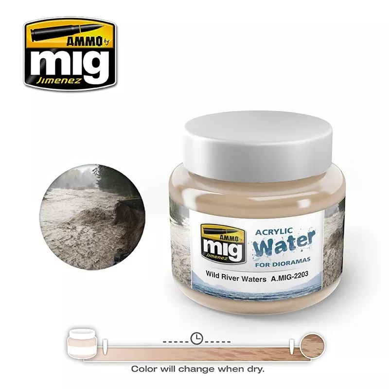 Ammo Mig 2203 WILD RIVER WATERS