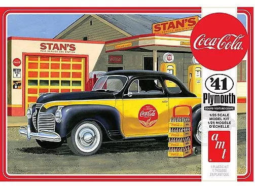 amt 1197M 1941 Plymouth Coca-Cola Coupe Car Kit