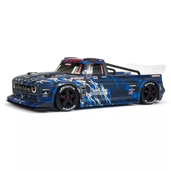 ARRMA ARA7615V2T1 1/7 Infraction V2 6S BLX Street Basher RC Car Blue