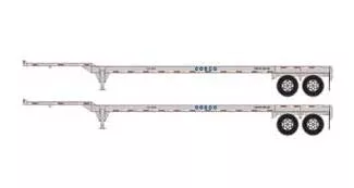 Athearn 26611 HO Scale 45′ Container Chassis COSCO