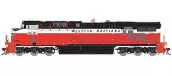 Athearn Genesis G83164 HO Scale GE ES44AC “Legendary Liveries” Western Maryland WM 9000 DCC Sound