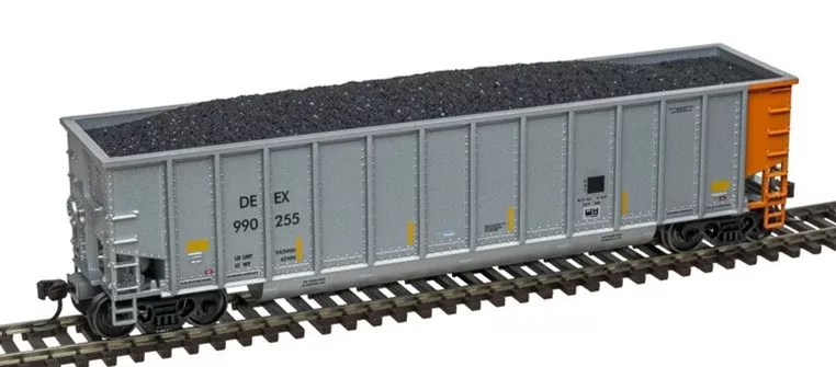 Atlas 20007708 DETROIT EDISON ALUMINUM COAL GONDOLA TRAINMAN #990225 HO Scale NEW