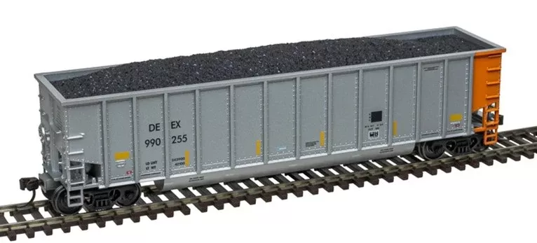 Atlas 20007710 DETROIT EDISON [DEEX] Aluminum Coal Gondola TRAINMAN #990971 HO Scale NEW
