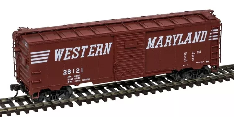 Atlas 20007776 WESTERN MARYLAND WM 1932 ARA BOX CAR MASTER #27625 HO Scale NEW