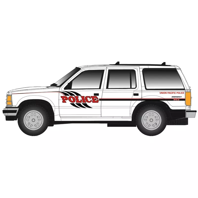 Atlas 30000162 UNION PACIFIC RR POLICE 1993 FORD EXPLORER HO Scale LIMITED NEW