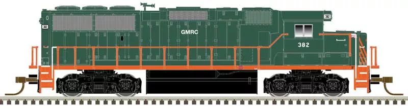 Atlas 40004932 EMD GP60 - LokSound and DCC - Master(TM) Gold -- Green Mountain Railroad 382 (green, orange) N Scale