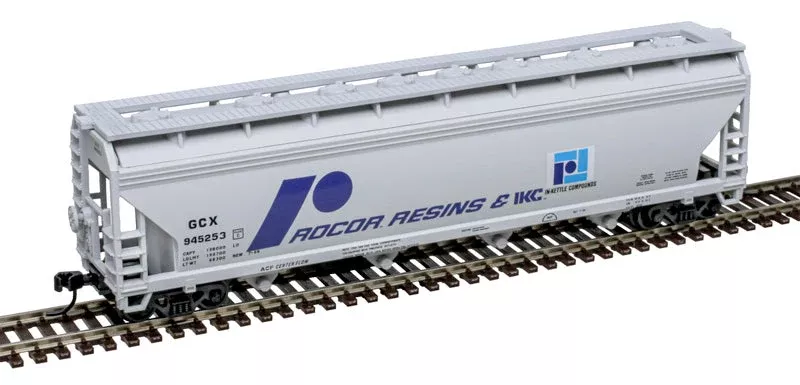Atlas 50007118 Rocor Resins ACF 5250 Hopper Trainman Gray/White/Blue 945265 N Scale LIMITED NEW
