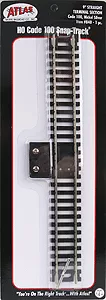 Atlas 840 HO Code 100 Straight Terminal Track
