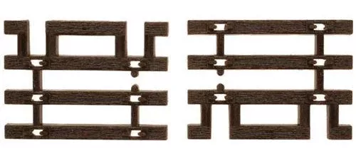 Atlas HO 598 Code 83 Brown Tie End Sections (12)