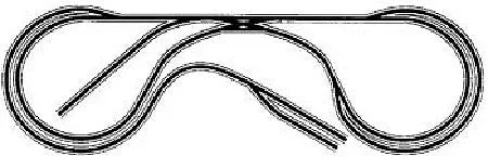 Atlas Model Railroad 1002183 HO Scale Code 83 Layout Package (Brown Ties, Nickel Silver Rail) — HO-21: The “Waterwings”