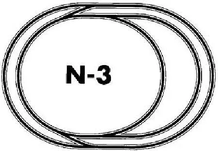 Atlas Model Railroad 11003 N Scale Code 80 Layout Package (Black Ties, Nickel-Silver Rail) — N-3: Double-Track Loop