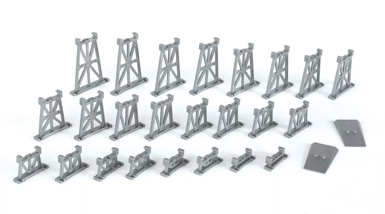Bachmann 42523 26-Piece Graduated Trestle Set N Scale