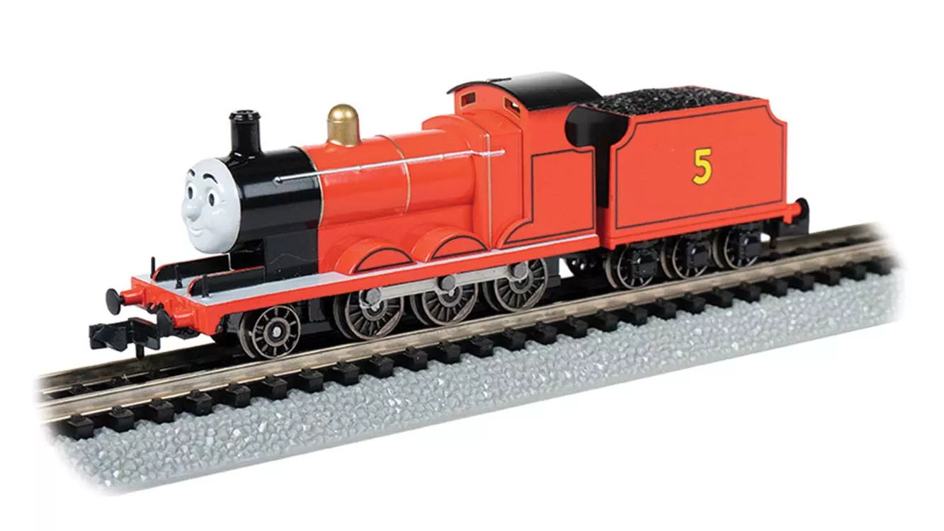 Bachmann 58793 Thomas and Friends(TM) - Standard DC -- James the Red Engine #5 N Scale