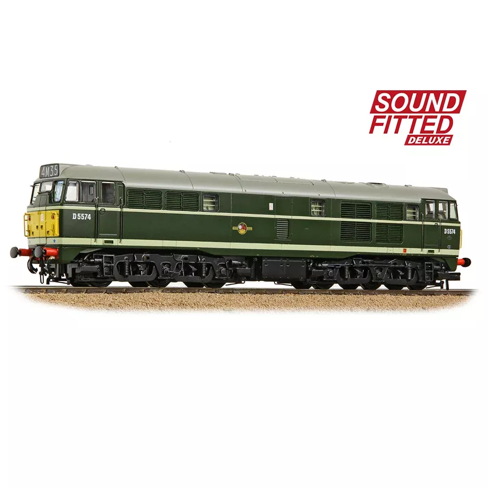 Bachmann Class 30 D5574 BR Green (Small Yellow Panels)