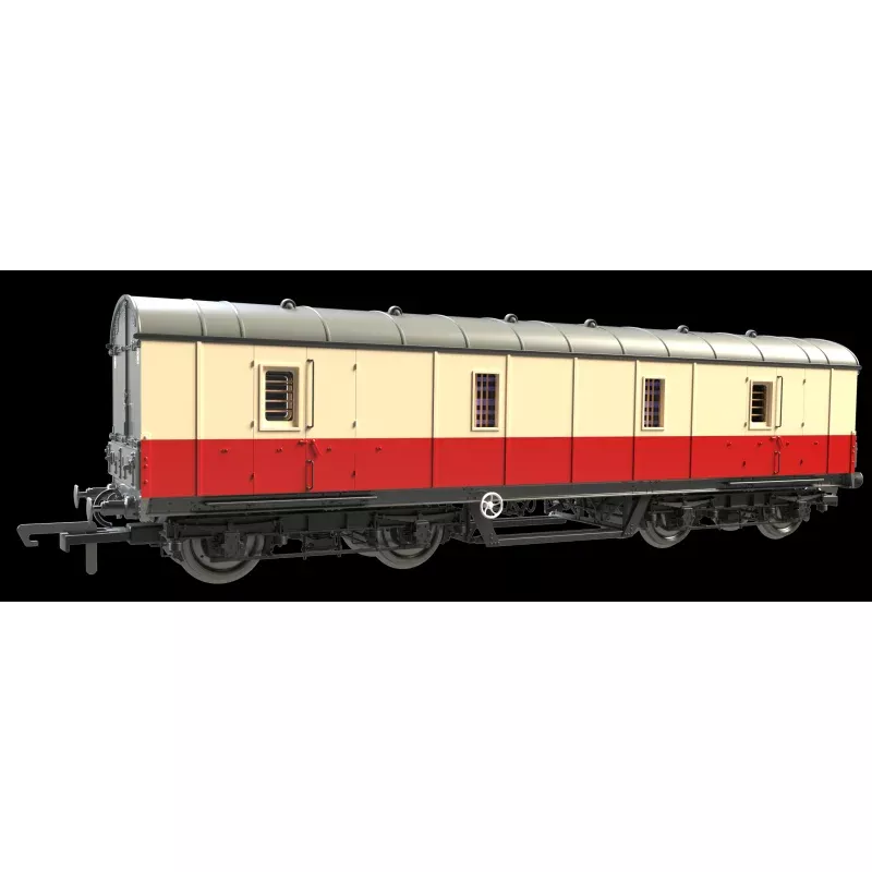 C2027 LMS 42ft GUV Parcels Van BR Crimson & Cream 37909