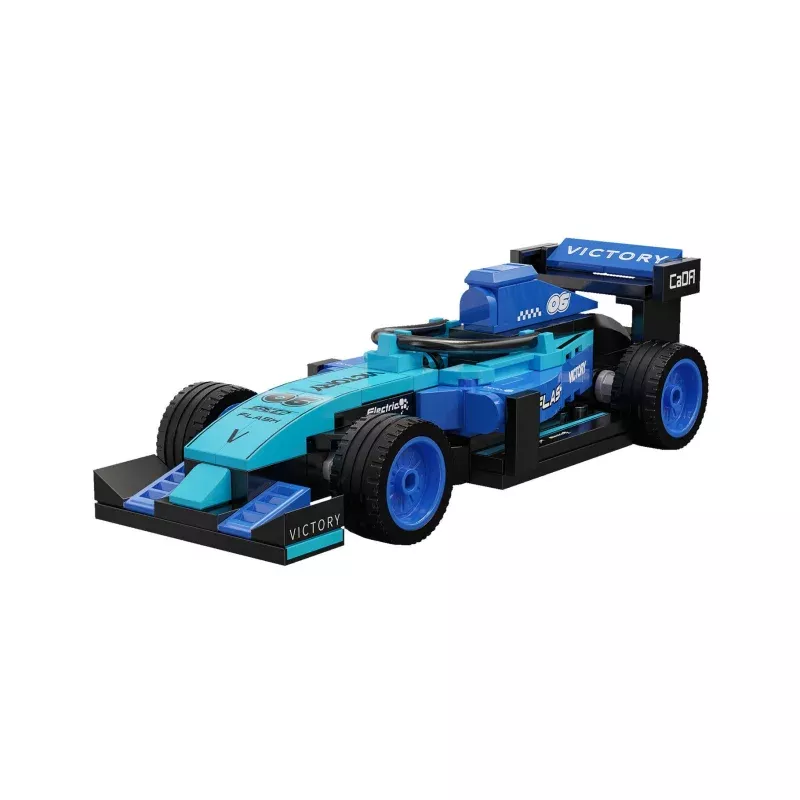 C55068W Blue Circuit Racing Car - 123 pcs