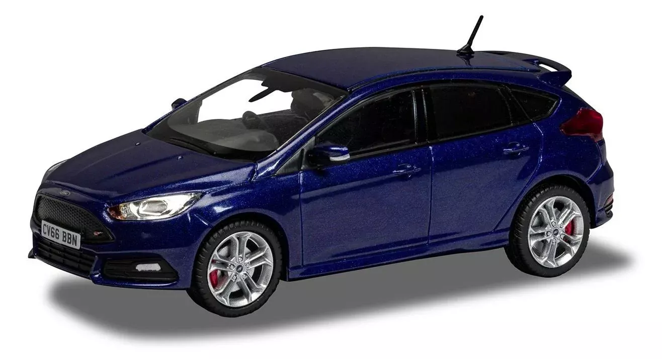 Corgi Vanguards Ford Focus Mk3 ST, Deep Impact Blue