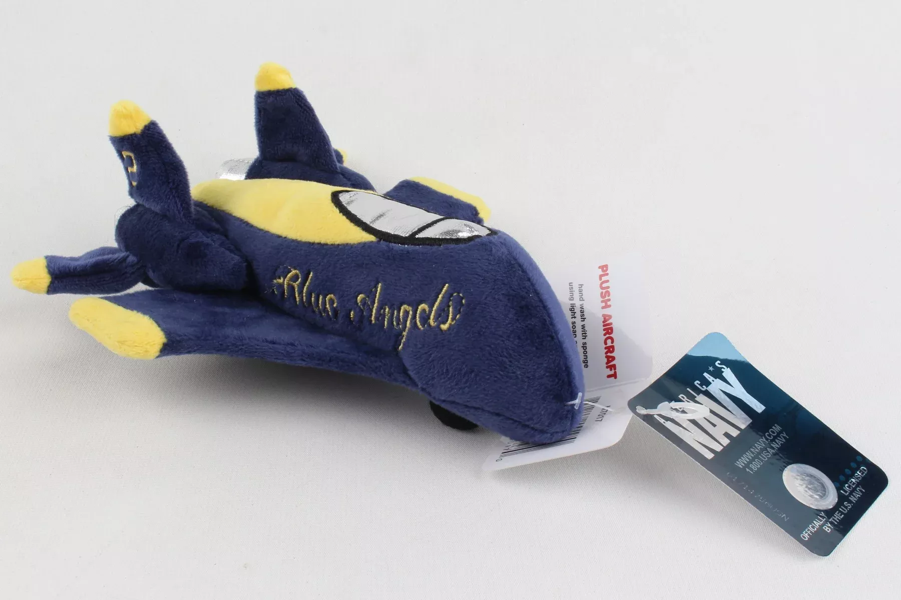 Daron Plush Toys MT017 Blue Angels Plush Airplane – No Sound