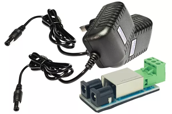 DCC Concepts DCP-SPS12.AU – 12v DC Split Power Supply Kit + PCB and 2x Wall Plugs