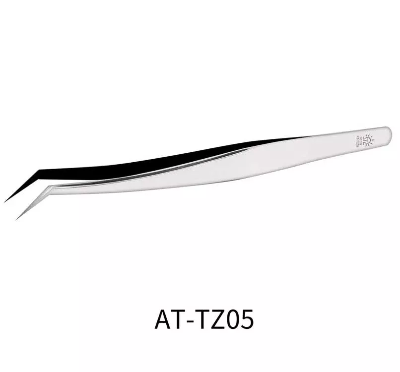 DSPIAE AT-TZ05 Angled Tweezers ALL Scale