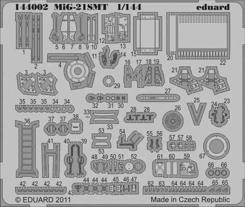Eduard 144002 1/144 Aircraft- MiG21SMT for EDU