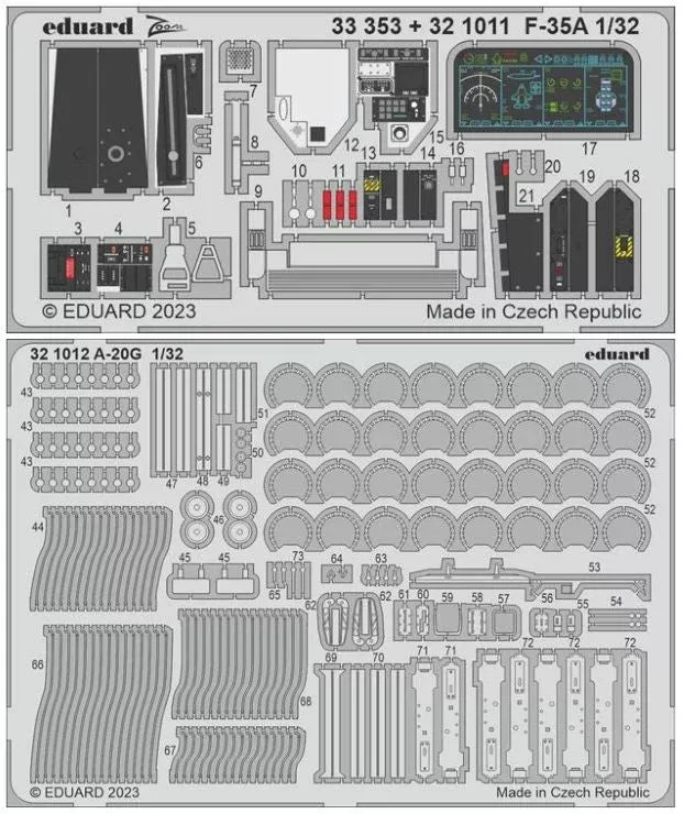 Eduard 321012 1/32 Aircraft- A20G for HKM (Painted)