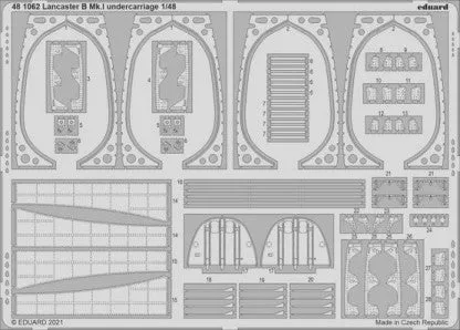 Eduard 481062 1/48 Aircraft- Lancaster B Mk I Undercarriage for HKM