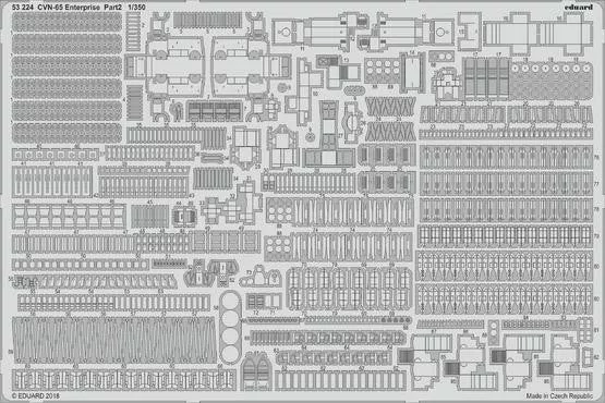 Eduard 53224 1/350 Ship- CVN65 Enterprise Pt.2 for TAM