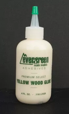 Evergreen Scale Models 84 Yellow Wood Glue, 4oz