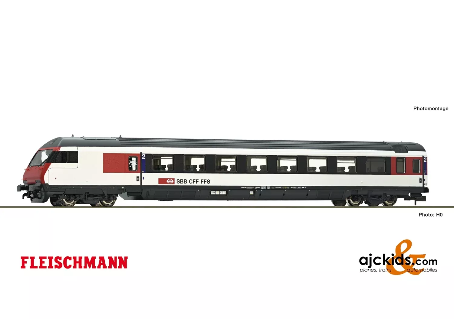 Fleischmann 890324 - 2nd class control cab coach for EW-IV commuter trains