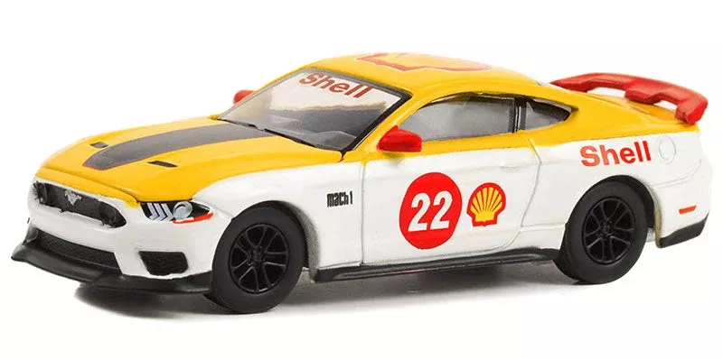 Greenlight 41125-F 1/64 Scale 2022 Ford Mustang Mach 1 #22 Shell Racing