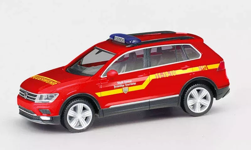Herpa 95969 1/87 Scale Goslar Fire Department - Volkswagen Tiguan Command Vehicle