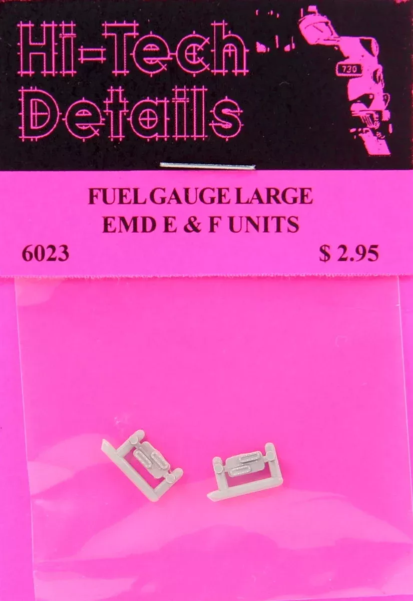 Hi-Tech Details HO 6023 Large Fuel Gauge, EMD E and F Units (1 Pair)
